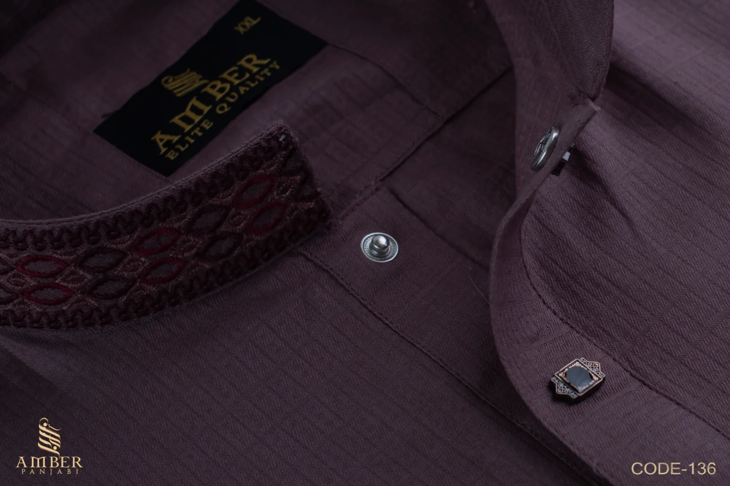 136f Amber Premium Panjabi – Code 136 - Image 1