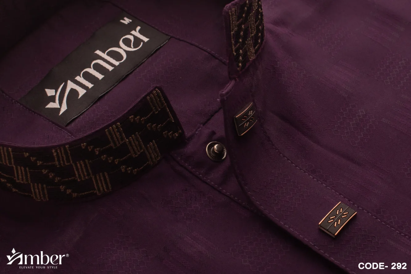 292d Amber Premium Panjabi – Code 292 - Image 1